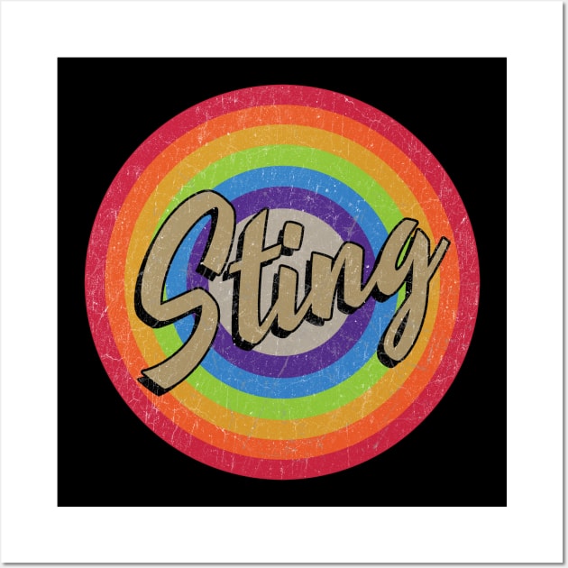 Limited Edition - Vintage Style - sting Wall Art by henryshifter